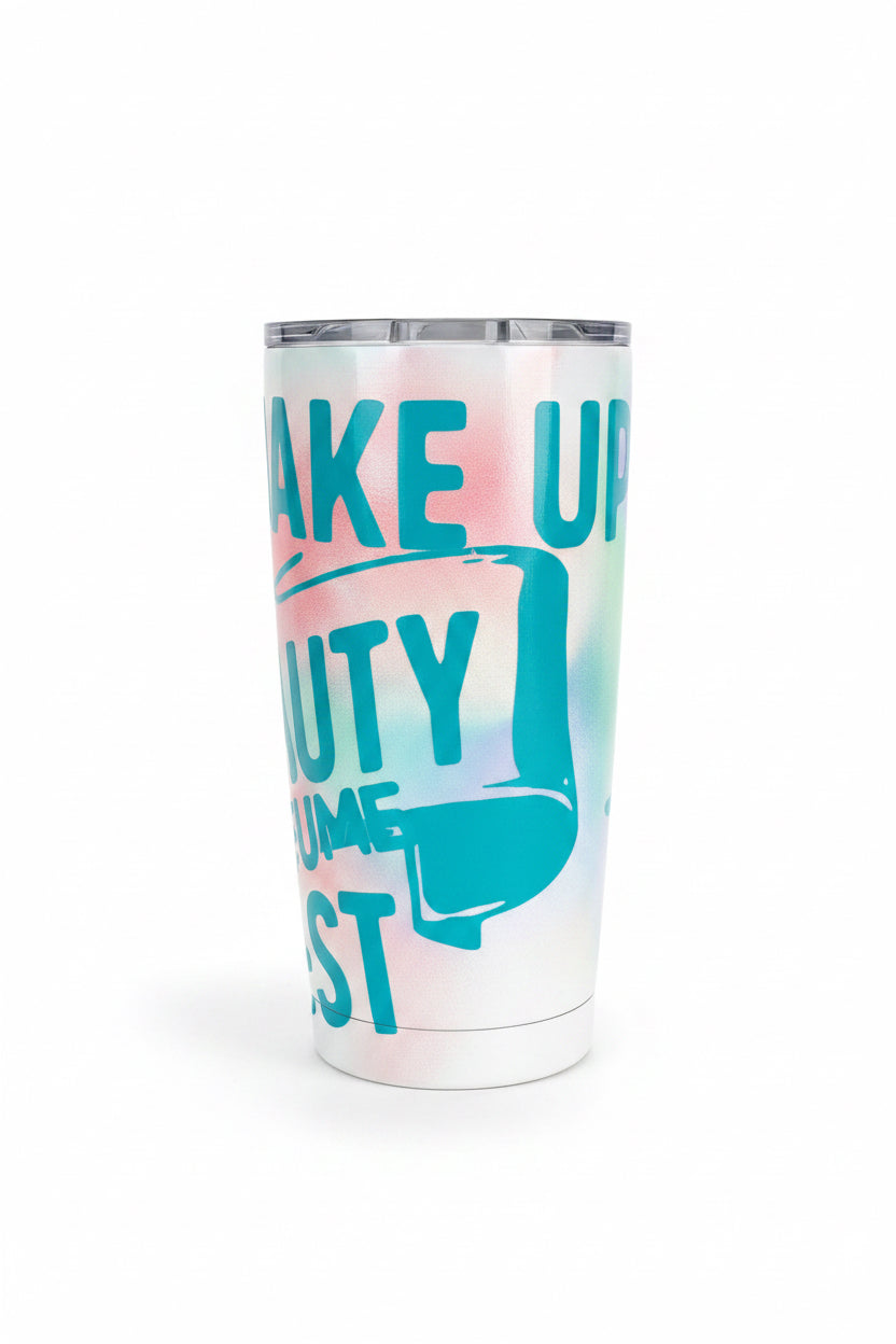 Wake Up Beauty It's Time to Beast Tumbler The Bargains Basement