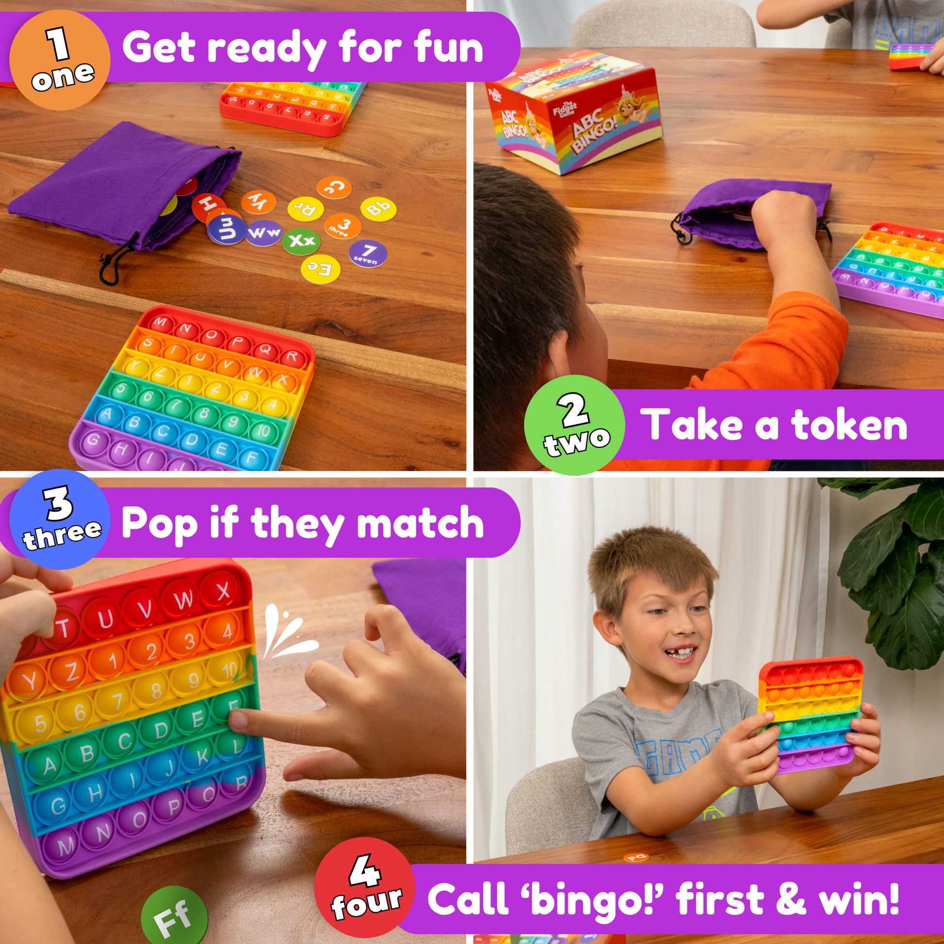 ABC BINGO! The Fidget Games