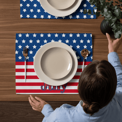4th of July Placemat Set - The Bargains Basement4th of July Placemat Set