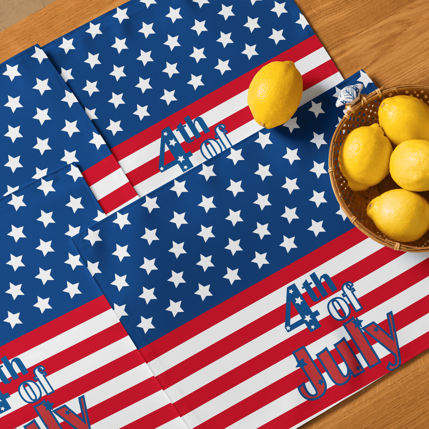 4th of July Placemat Set - The Bargains Basement4th of July Placemat Set