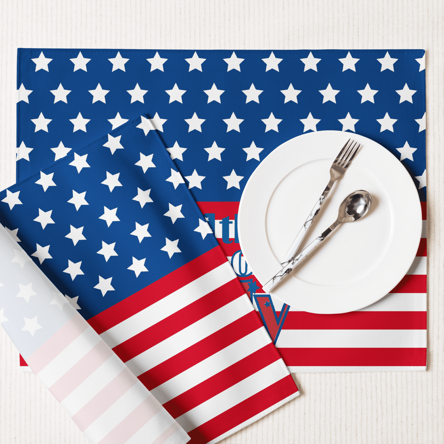 4th of July Placemat Set - The Bargains Basement4th of July Placemat Set