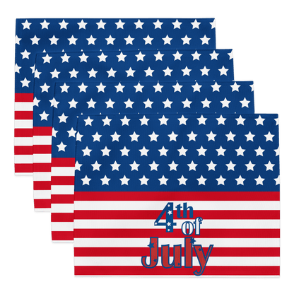 4th of July Placemat Set - The Bargains Basement4th of July Placemat Set