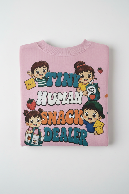 Tiny Human Snack Dealer T-Shirt The Bargains Basement