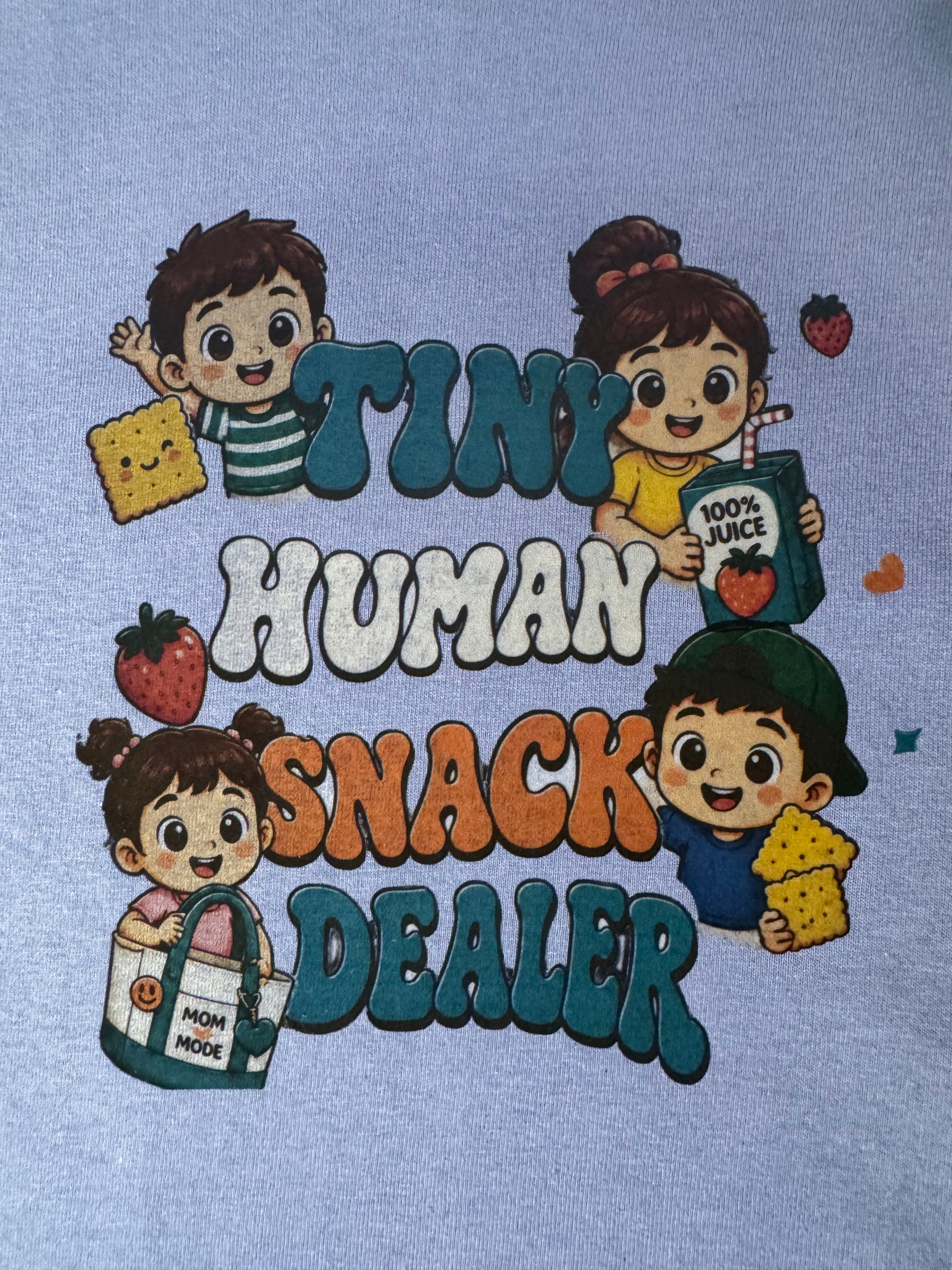 Tiny Human Snack Dealer T-Shirt The Bargains Basement