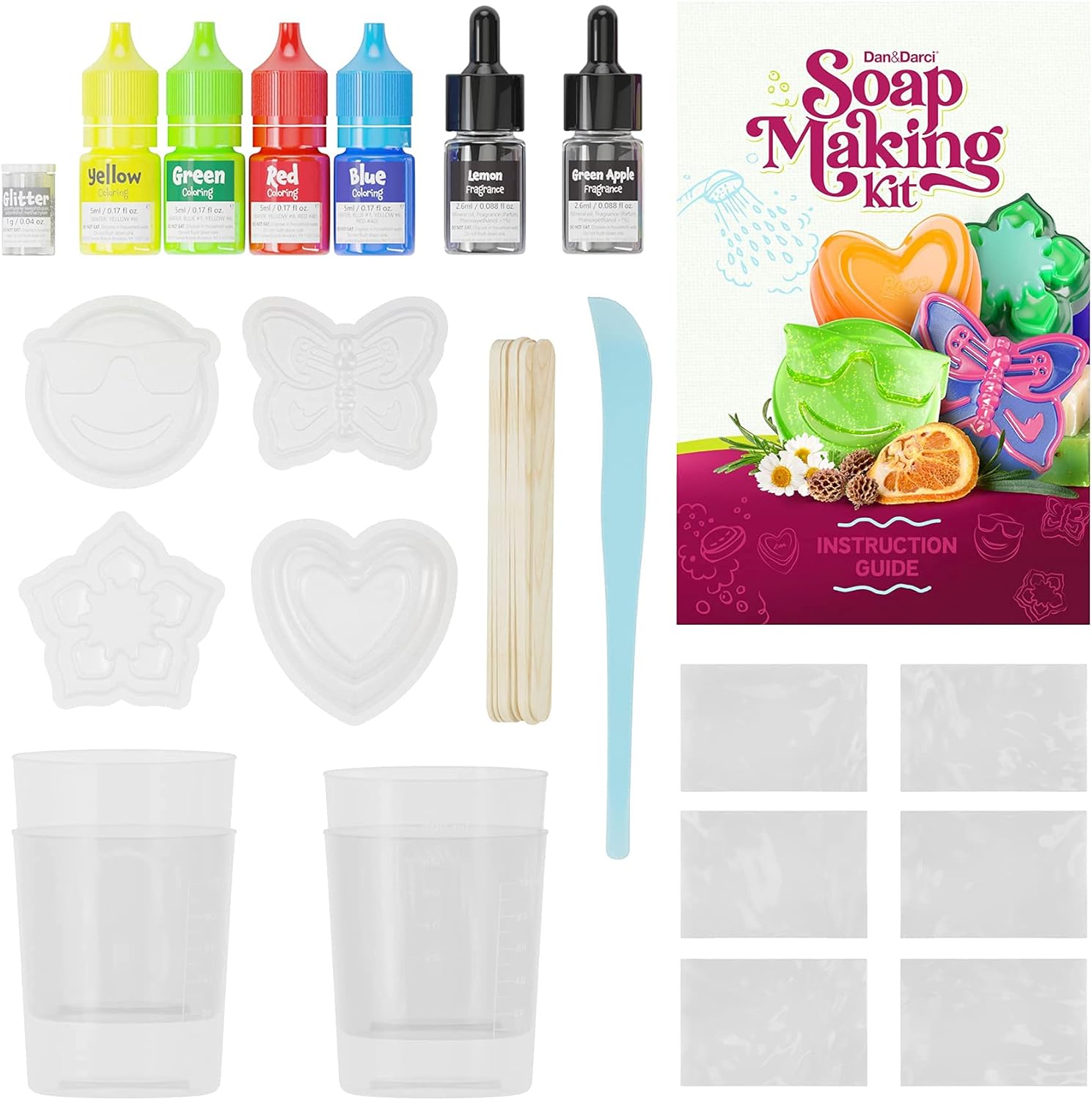 Dan&Darci Soap Making Kit for Kids - Crafts Science Toys - Birthday Gifts for Girls and Boys Age 6-12 Years Old Girl DIY - Best Educational Activity Gift by Surreal Brands The Shop Everything Store