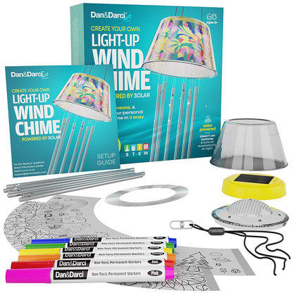 Create Your Own  Solar-Powered Light-up Wind Chime Kit by Surreal Brands The Shop Everything Store