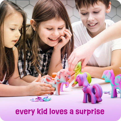 Dan&Darci Unicorn Hatching Surprise Eggs for Kids - 6 Pack - Grows 600% - Unicorn Toys for Girls & Boys by Surreal Brands The Shop Everything Store