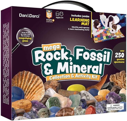 Dan&Darci Mega Rock, Fossil &amp; Mineral Collection &amp; Activity Kit by Surreal Brands The Shop Everything Store