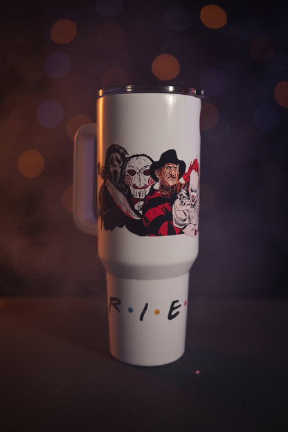 Horror Friends 40oz Tumbler – Handmade The Bargains Basement