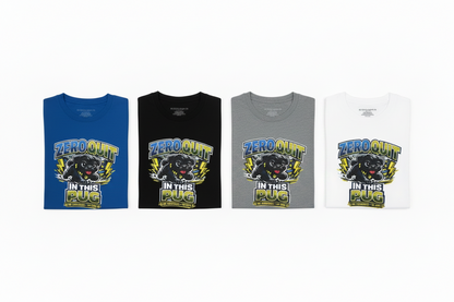 Zero Quit In This Pug T-Shirt The Bargains Basement