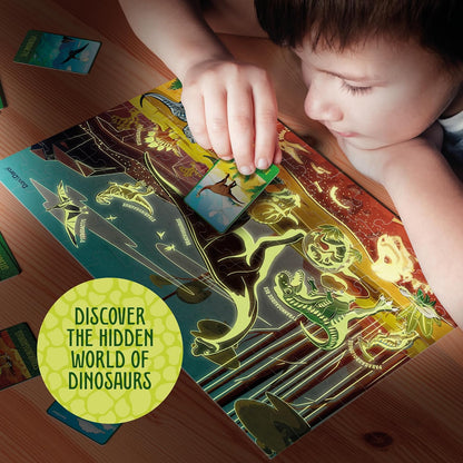 Glow in The Dark 100 Piece Dinosaur Puzzle for Kids by Surreal Brands The Shop Everything Store