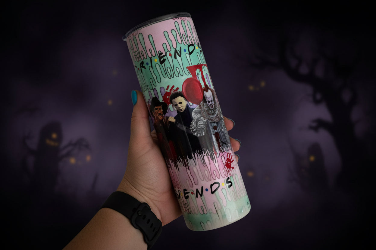 Horror Friends Tumbler The Bargains Basement