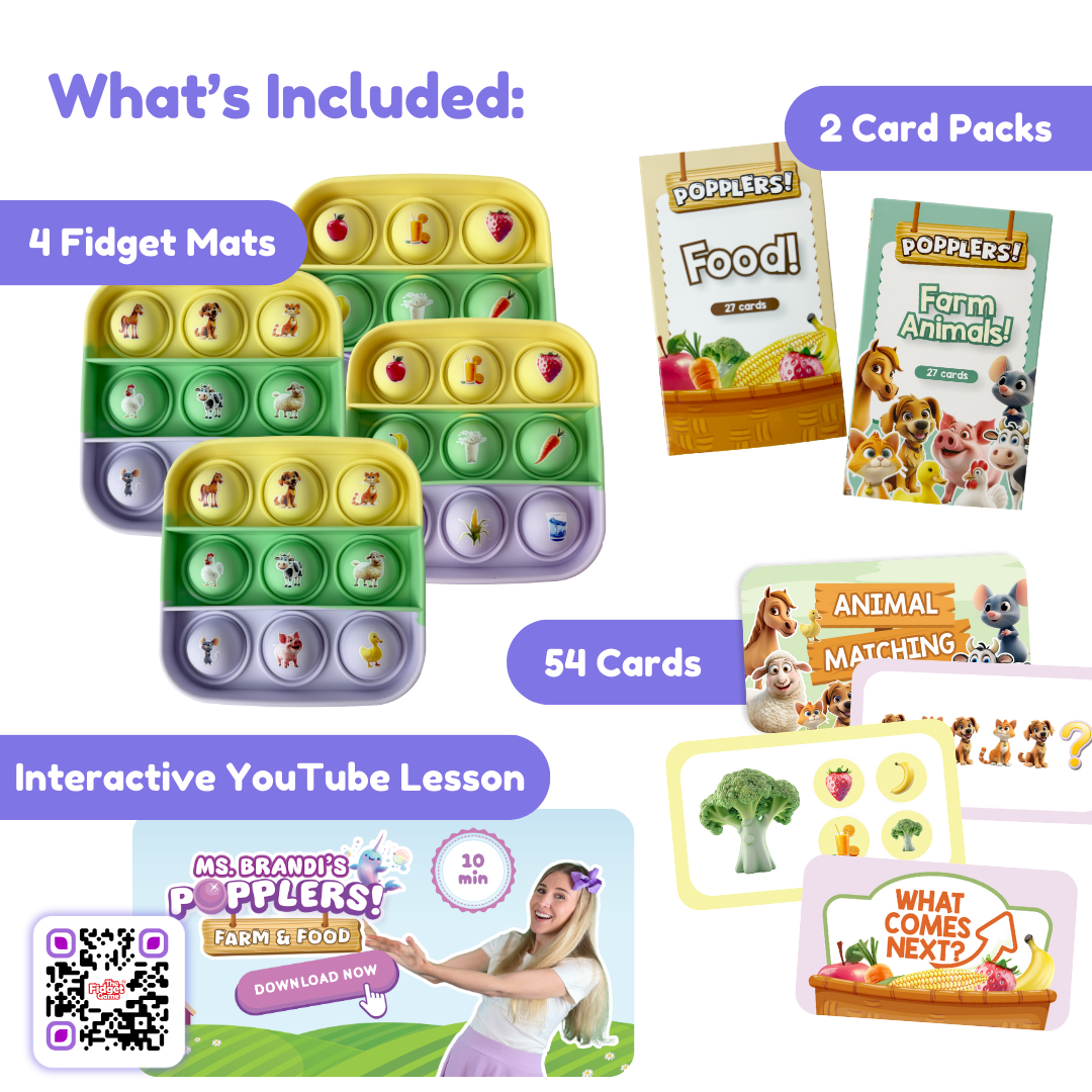 Popplers Farm & Food The Fidget Games