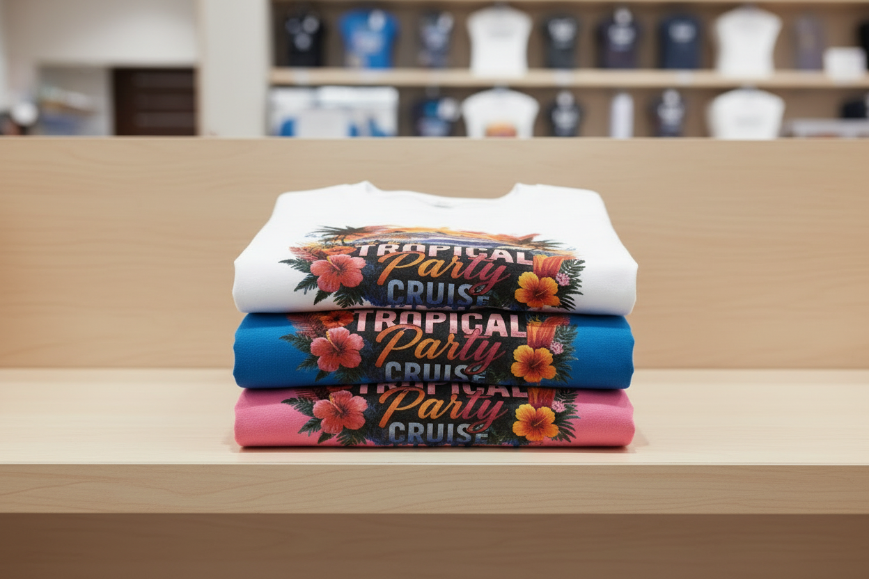 Tropical Party Cruise T-Shirt The Bargains Basement