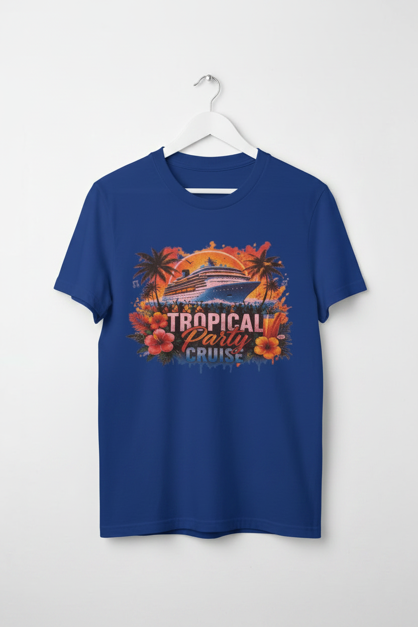 Tropical Party Cruise T-Shirt The Bargains Basement