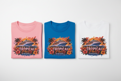 Tropical Party Cruise T-Shirt The Bargains Basement