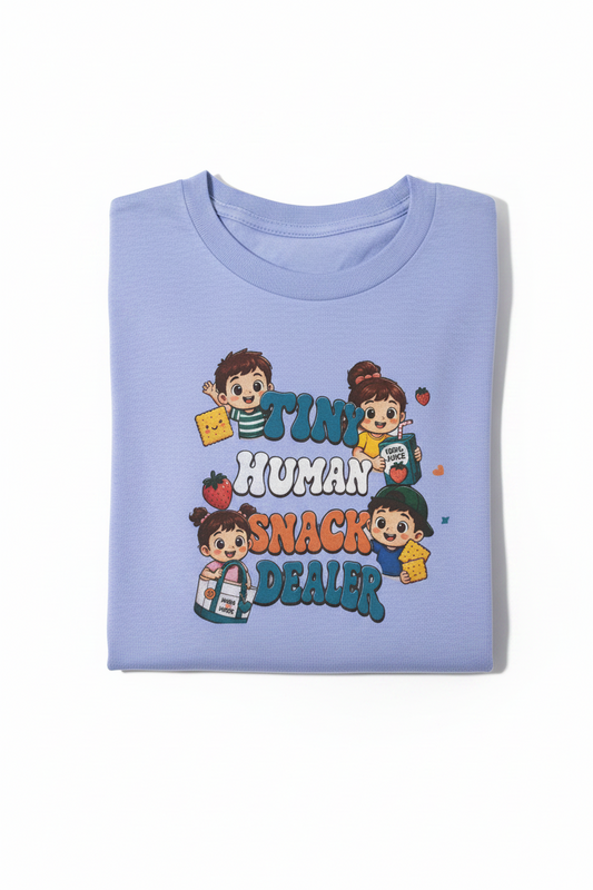 Tiny Human Snack Dealer T-Shirt The Bargains Basement