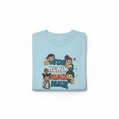 Tiny Human Snack Dealer T-Shirt The Bargains Basement