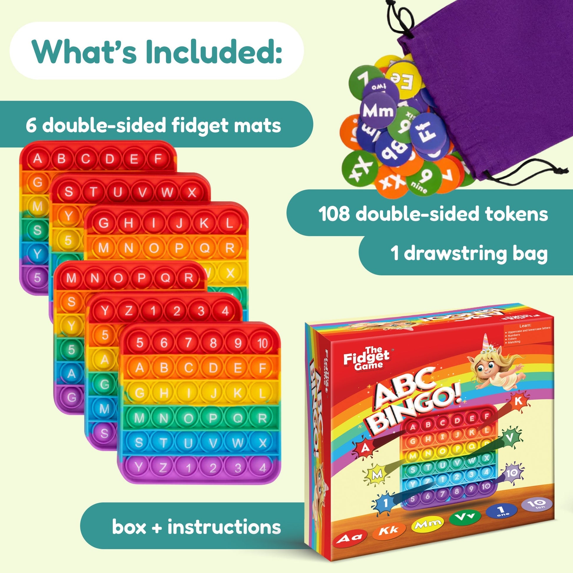 ABC BINGO! The Fidget Games