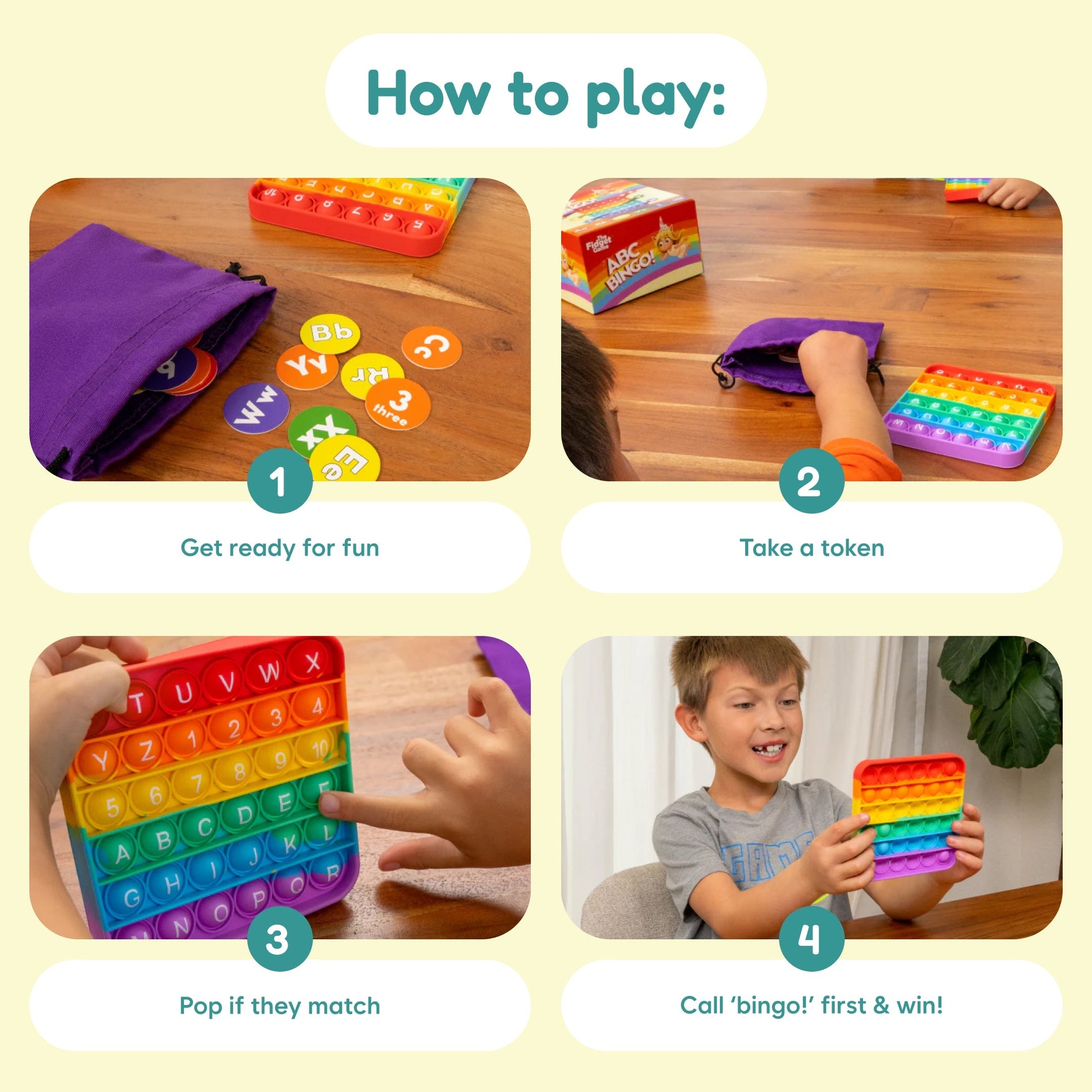 ABC BINGO! The Fidget Games