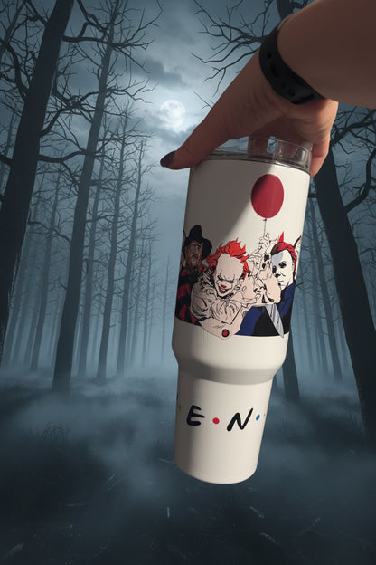 Horror Friends 40oz Tumbler – Handmade The Bargains Basement