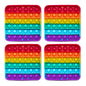 4 Extra Rainbow Fidget Mats (The Fidget Game: Sight Words)