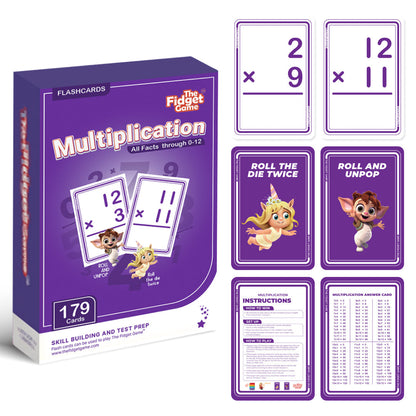 Multiplication Card Pack The Fidget Games