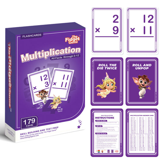 Multiplication Card Pack The Fidget Games