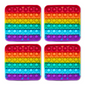 4 Extra Rainbow Fidget Mats (The Fidget Game: Sight Words)