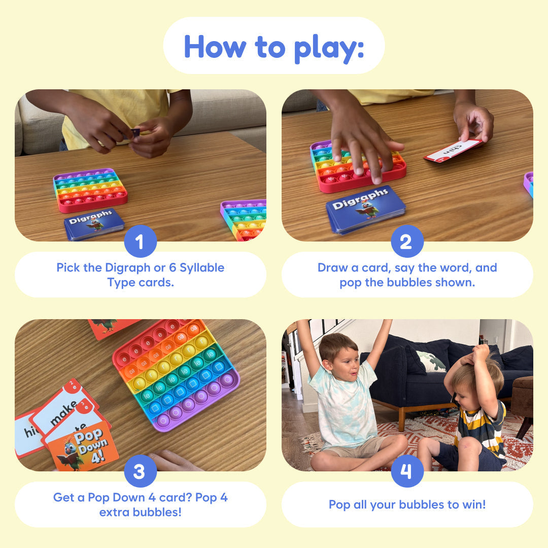 The Reading Digraphs Game The Fidget Games