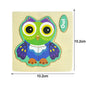 Montessori Wooden Cartoon Animal Puzzles – Early Learning Toy Set