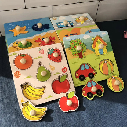 Wooden Puzzle – Educational Toy for Toddlers