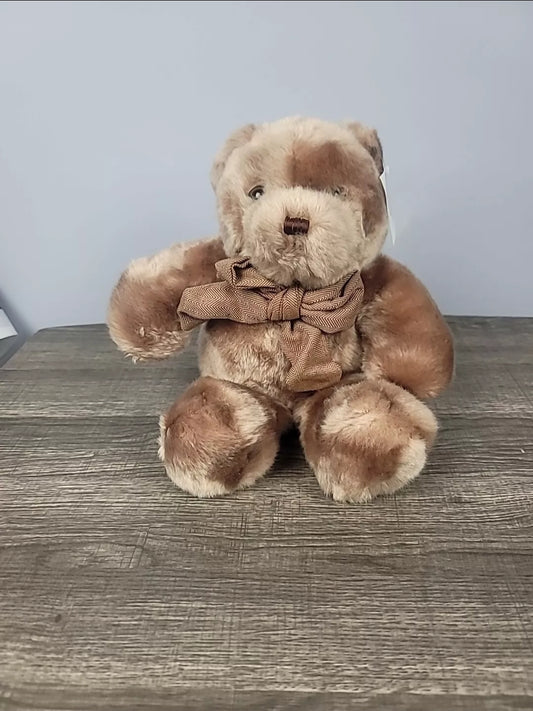 Floppy Brown Bear with Brown Tie  Unbranded Very Soft