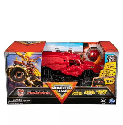 Monster Jam Official Bakugan Dragonoid RC TRGX-Target Toy