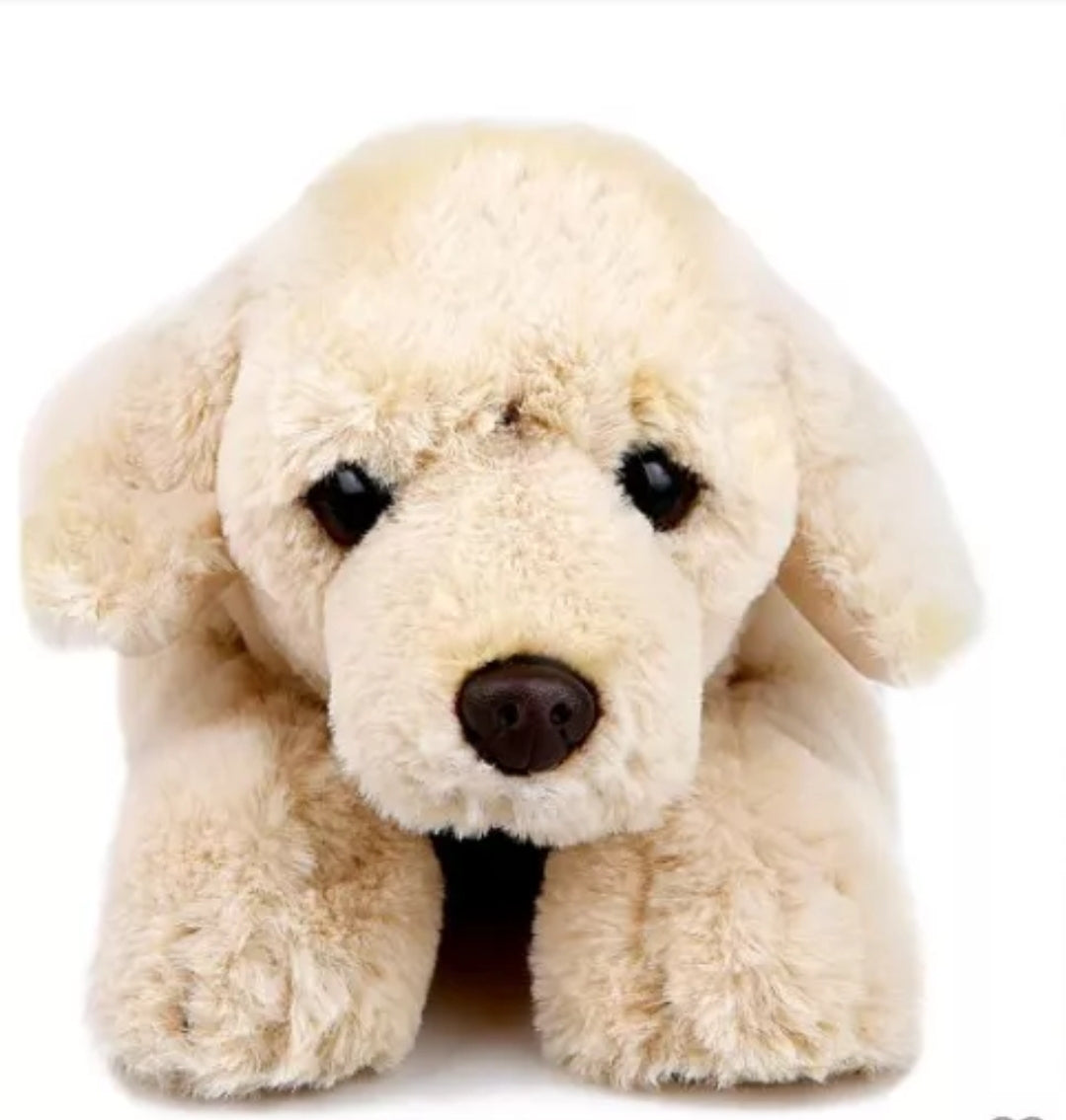 F.A.O   SCHWARZ ADOPT A PET  Toy Plush 15” Lying Labrador Puppy Dog With Tag