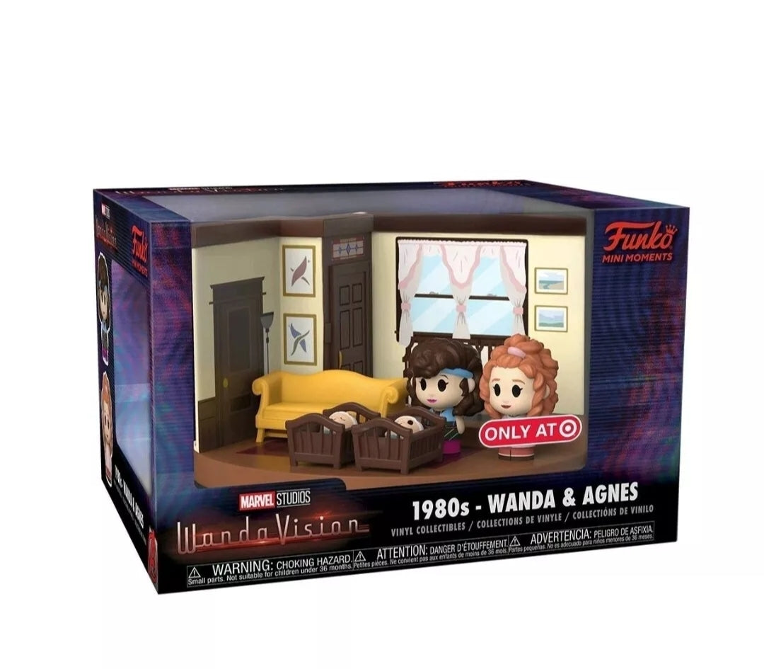 Funko pop many moments Wanda vision living room 80