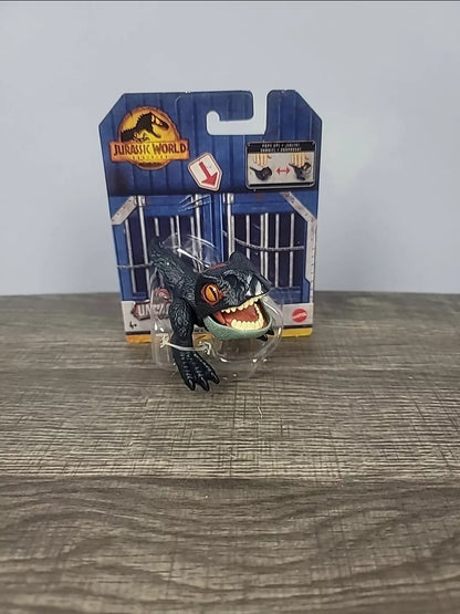 THERIZINOSAURUS UNCAGED JURASSIC PARK POP UP MATTEL on CARDBOARD