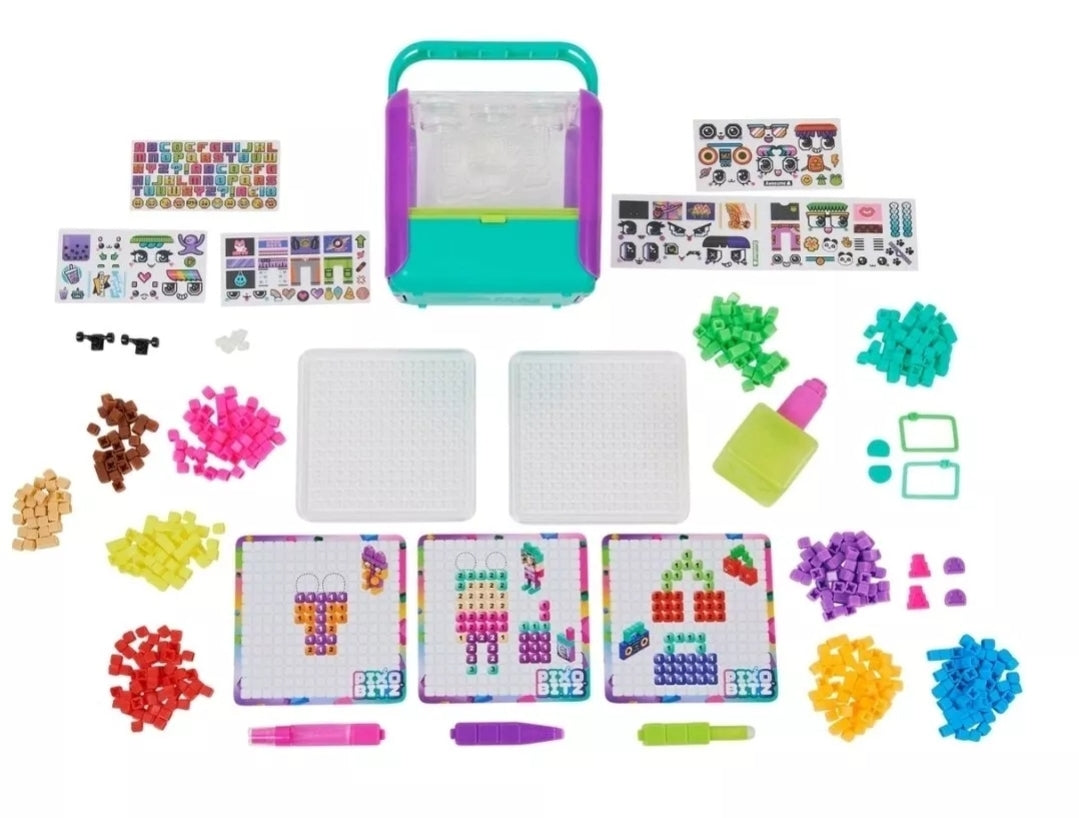 NEW Pixobitz Studio with 500 Water Fuse Beads, Decos and Accessories- Target Toy