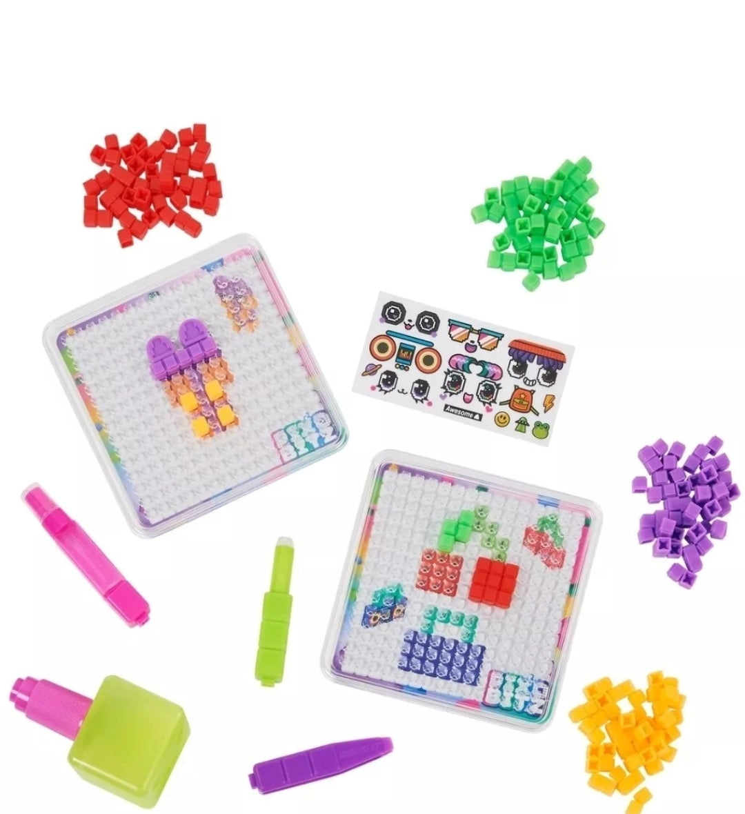 NEW Pixobitz Studio with 500 Water Fuse Beads, Decos and Accessories- Target Toy