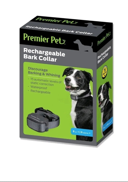 NEW Premier Pet Rechargable bark collar GBC00-16296