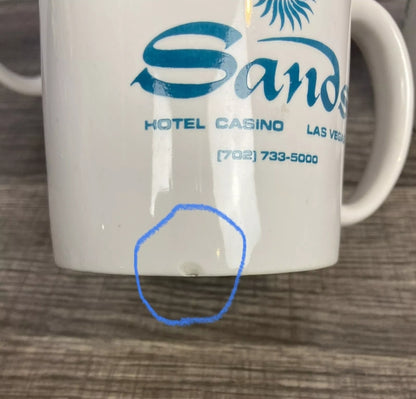 Sands Hotel Casino Las Vegas  Coffee Mugs Lot of 4