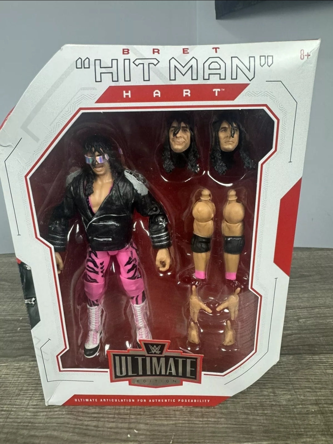 BRET "HIT MAN" HART Mattel WWE Ultimate Edition 6" Action Figure