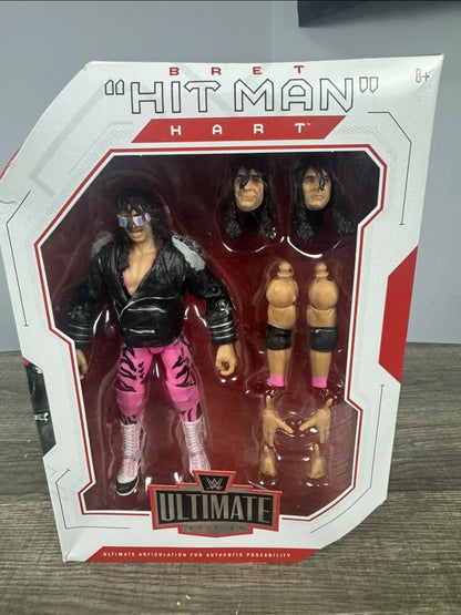 BRET "HIT MAN" HART Mattel WWE Ultimate Edition 6" Action Figure