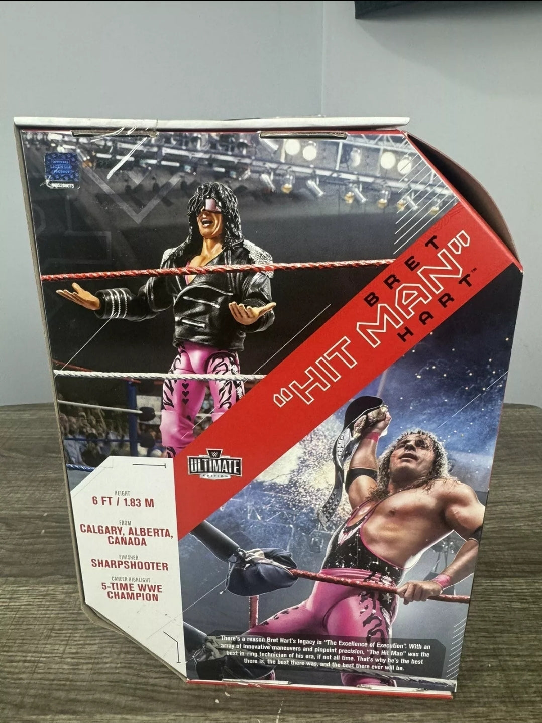 BRET "HIT MAN" HART Mattel WWE Ultimate Edition 6" Action Figure