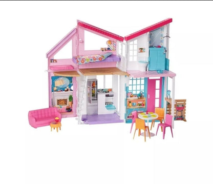 Barbie Malibu House Playset 2ft 6 Rooms-box Is Messed Up See Pictures