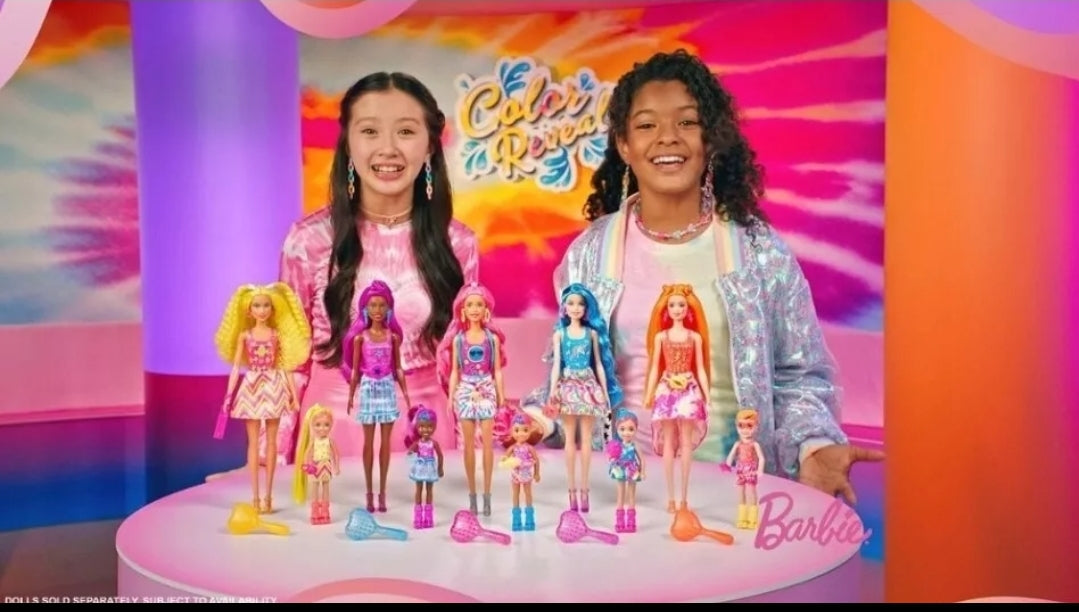 Barbie color reveal doll with 7 surprises Dolls In Series