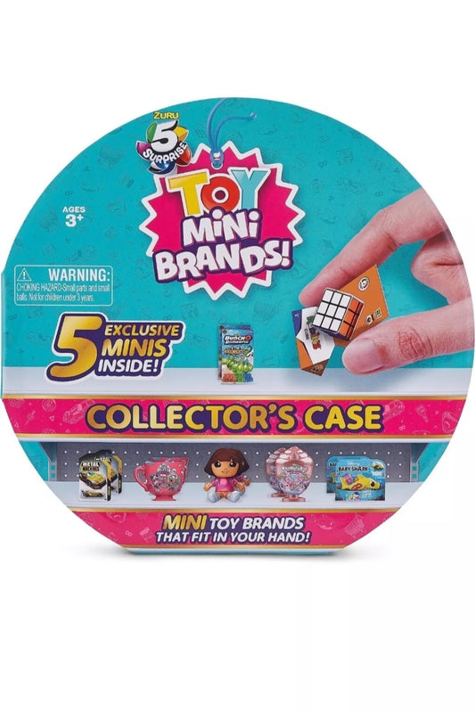 5 Surprise Toy Mini Brands Collector's Case - Store & Display 30 Minis with 4...