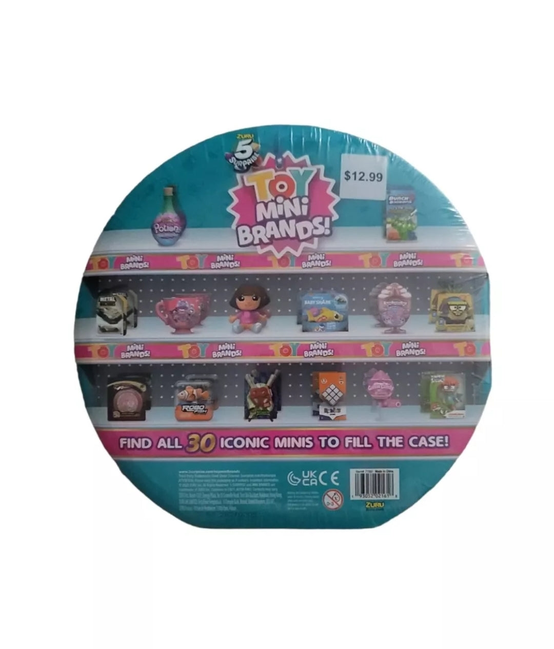 5 Surprise Toy Mini Brands Collector's Case - Store & Display 30 Minis with 4...