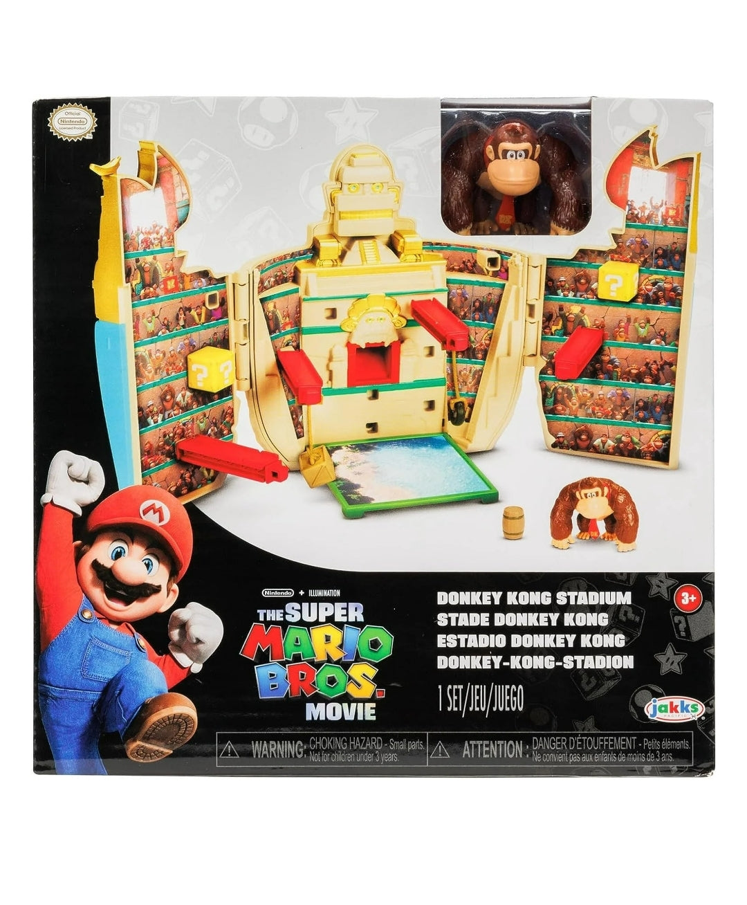 THE SUPER MARIO BROS. MOVIE Donkey Kong Mini Basic Playset Arena Wave 2