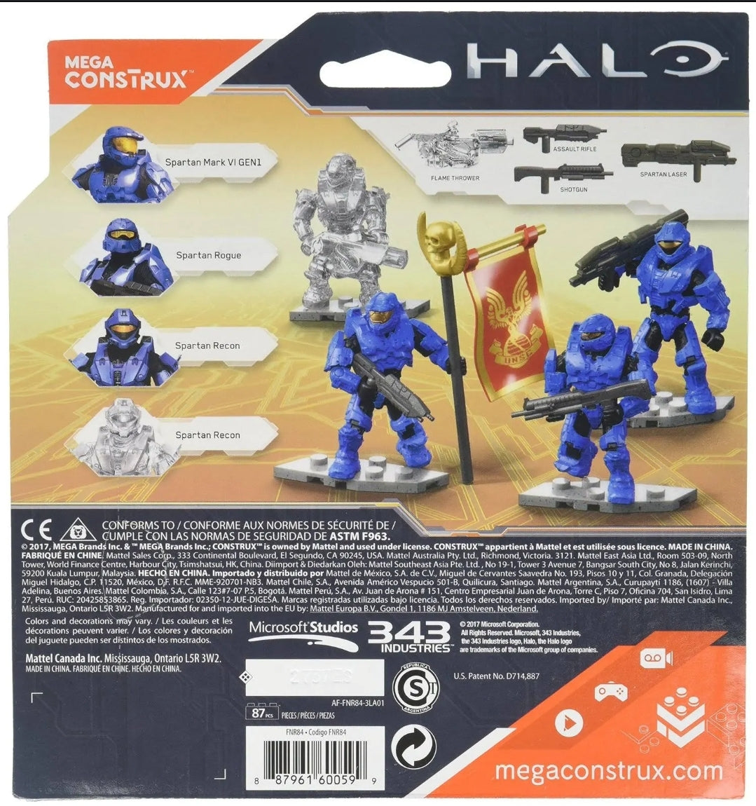 Mega Construx Halo Spartan Ctf Base Crashers